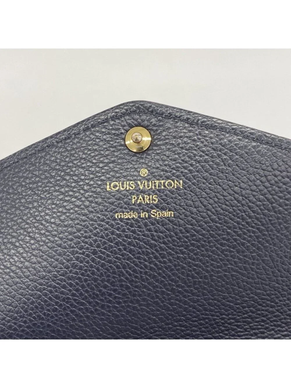 Louis Vuitton Wallet Monogram Empreinte Portefeuille Sarah Marine Rouge
